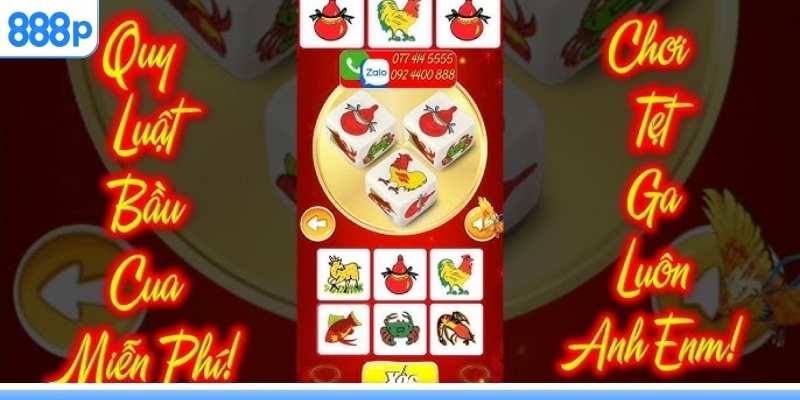 Bầu cua 888p dễ tiếp cận với mọi người